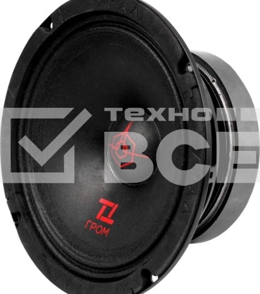 Колонки автомобильные Ural ТТ 165 ГРОМ (без решетки) 150Вт 97дБ 4Ом 16.5см (6 1/2дюйм) (ком.:2кол.) широкополосные однополосные