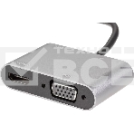 Адаптер USB Type-Cm-->VGA, HDMI 4k*30Hz, USB3.0, PD, Audio,iOpen (Aopen/Qust/VCOM)<ACU4511>, фото9
