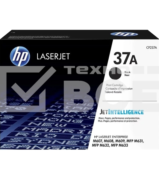 Картридж лазерный HP 37A черный для HP LaserJet (CF237A) 11000 стр