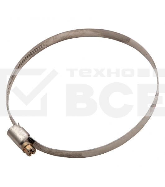 Хомуты Сибртех нержав, сталь, стандартное болтовое крепление 90-110 мм 25 шт/уп, ширина 9 мм