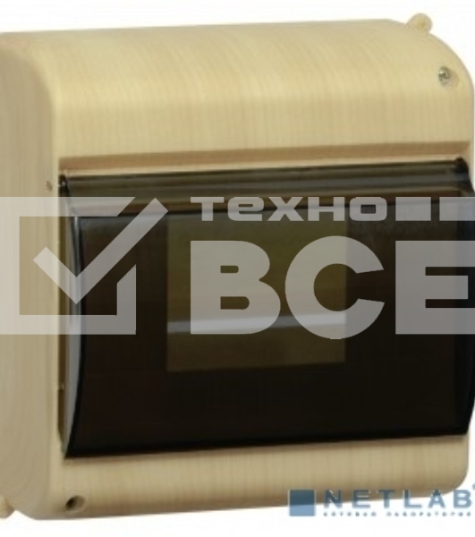 Бокс с прозрачнойкрышкой IEK MKP42-N-06-30-09-S КМПн 2/6 для 6-х авт.выкл. (Сосна)