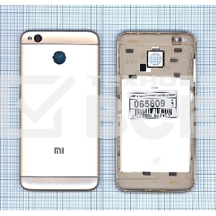 Задняя крышка для Xiaomi Redmi 4X  золотая