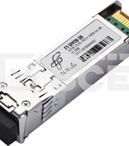 Трансивер Broadcom Модуль FT-SFP28-SR 25G, SFP28, LC MMF SR 100m, 850nm laser, Fibertrade (аналог AFBR-725SMZ)