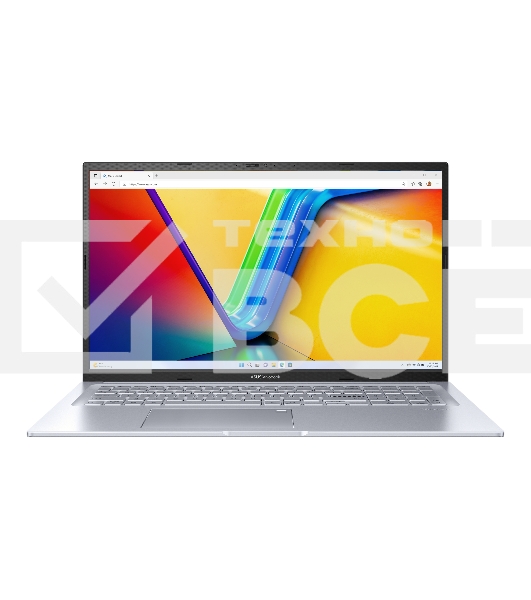 Ноутбук ASUS VivoBook 17X M3704YA Ryzen 5 7430U 16Gb SSD 1Tb AMD Radeon Graphics 17,3 FHD IPS 50Вт*ч No OS Серебристый M3704YA-AU159 90NB1191-M008F0