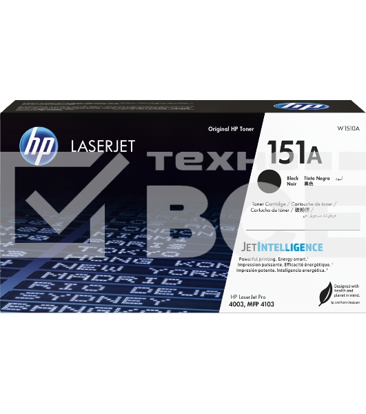 Картридж лазерный HP 151A W1510A черный (3050стр.) для HP HP LJ pro 4003, MFP 4103