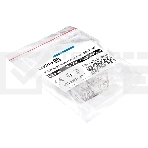 Модуль-вставка Keystone Jack RJ-45 ExeGate KJ-8P8C-U-C6A-180-Dual (Кат.6A, неэкранированная, 180 градусов, IDC Krone/110), фото 1