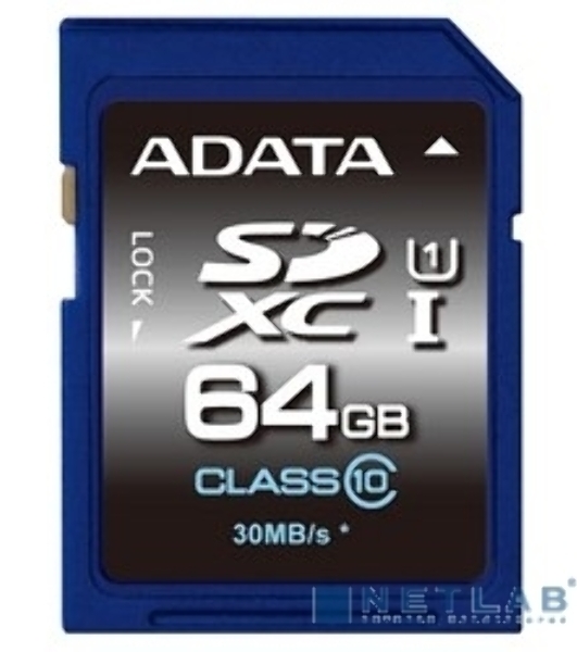 Флеш карта SD ADATA XC 64Gb Class10 ADATA ASDX64GUICL10-R