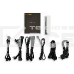 Блок питания HSPD, 750W 80 PLUS  Gold (ATX, 2.52, Full modular, 1x24(20+4)pin mesh 550mm, 1xCPU*2 8(4+4)pin 650+150mm, 2xPCIe*2 8(6+2)pin 500+150mm, 2xSATA*3 450+150+150mm, 1xMOLEX4pin*3 450+150+150mm , Active, 120x120mm, 150x140x86mm, APFC, OVP, UVP, SCP, фото6