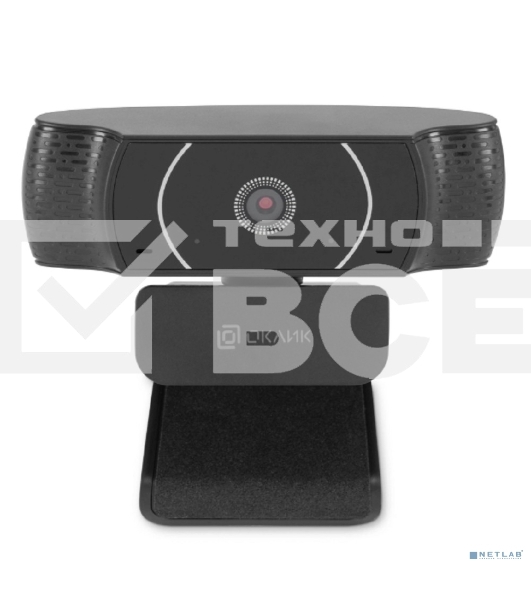 Камера Web Оклик OK-C016HD черный 1Mpix (1280x720) USB2.0 с микрофоном