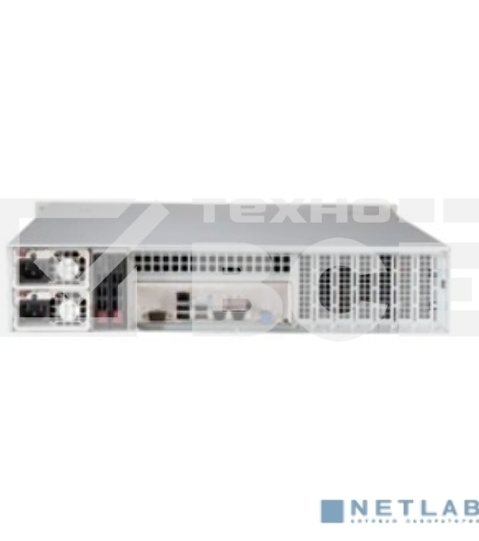 Корпус Supermicro CSE-826BAC4-R920LPB, 2U, 8 x SAS3 & 4 x hybrid NVMe 3.5 bays