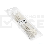 Стяжка (хомут) нейлоновая ExeGate EX293135RUS CV66-400x7.5W (нейлон 6.6, 400x7.5 мм, неоткрывающаяся, halogen free, -40°C - +85°C, белая, 100 шт), фото3