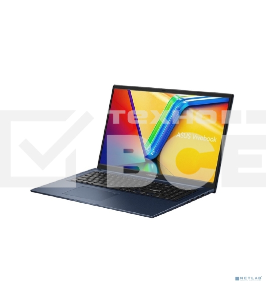 Ноутбук Asus Vivobook 17 X1704VA-AU982 Core 5 120U 16Gb SSD512Gb Intel Graphics 17.3' IPS FHD (1920x1080) без ОС blue WiFi BT Cam (90NB13X2-M00ML0)