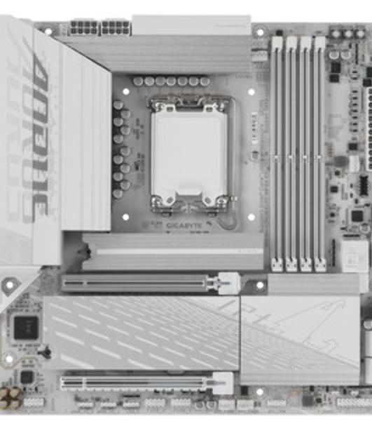 Материнская плата Gigabyte B860M AORUS ELITE WIFI6E ICE, LGA1851, Intel B860, 4xDDR5, 4xSATA, 3xM.2, 1xPCIe 5.0 x16, 1xPCIe 4.0 x4, 1xDP, 2xHDMI, 1x2.5Gb LAN, Wi-Fi 6E, Bluetooth 5.3, 2xUSB-A 10Gbps (Gen2), 4xUSB-A 5Gbps, 4xUSB-A 2.0, 1xUSB-C 20Gbps (USB4), 2x3.5 мм, 7.1, mATX