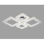 Потолочный светодиодный светильник Ambrella light FA1726/4 CH хром 3000K/4200K/6400K 108W 690*550*100 (ПДУ РАДИО 2.4G), фото 1
