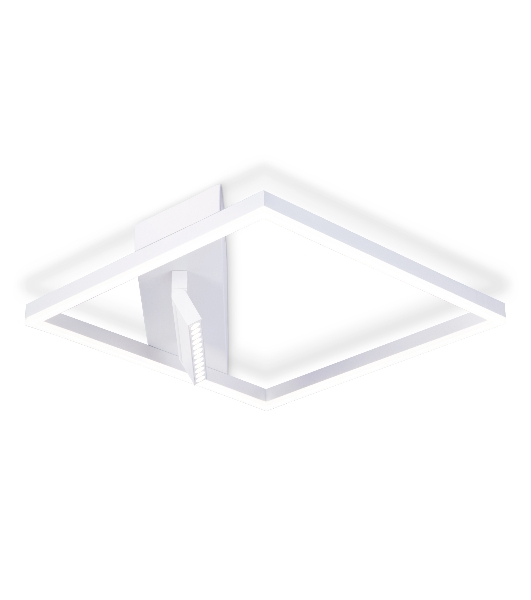 Светильник Ambrella light FL51463/1+1 WH белый 70W 3000K-6400K+4200K 500*500*110 (ПДУ РАДИО 2.4G)