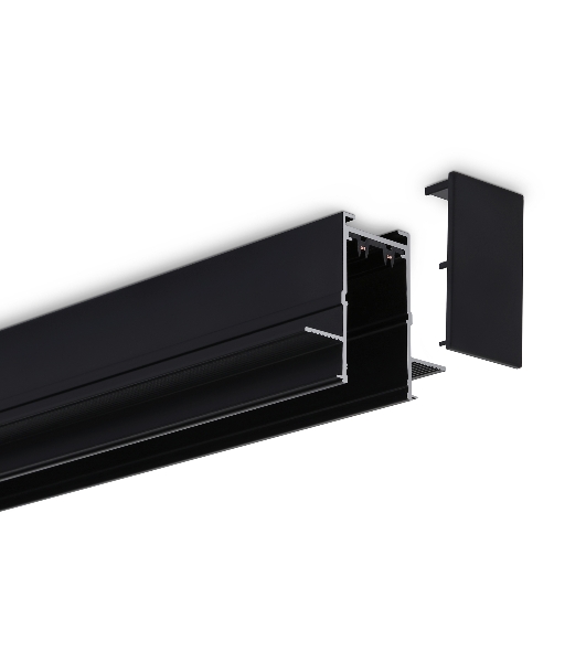 Шинопровод встраиваемый Ambrella light GL1012 BK черный IP20 220V 3000*62.5*56
