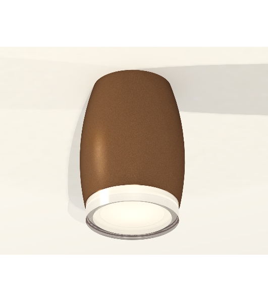 Светильник Ambrella Light XS1124021 SCF/FR/CL кофе песок/белый матовый/прозрачный MR16 GU5.3 (C1124, N7160)