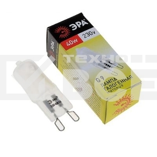 Лампа галогенная ЭРА G9-JCD-40-230V-Fr(100/1000/35000)