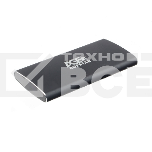 Внешний корпус mSATA AgeStar 3UBMS2 (BLACK), алюминий, черный USB 3.0