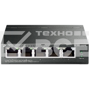 Коммутатор TP-Link 5-Port Gigabit Easy Smart Switch with 4-Port PoE+