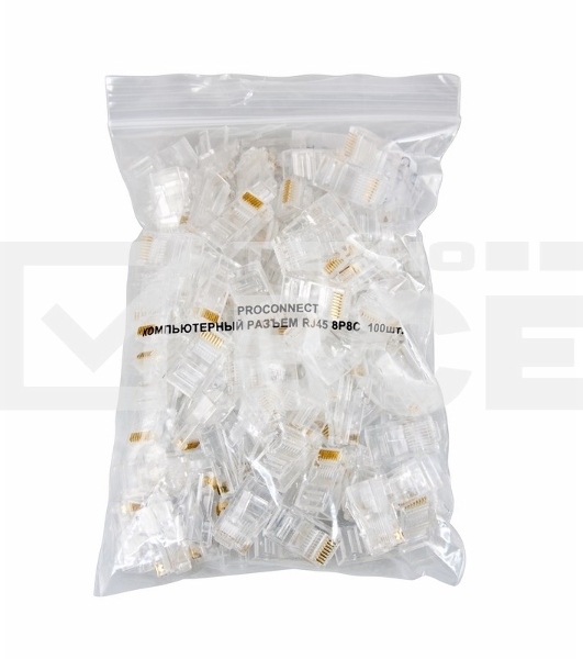 Разъем RJ-45(8P8C) под витую пару, UTP, категория 5e