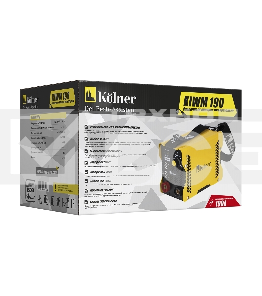 Сварочный аппарат инверторный Kolner KIWM 190