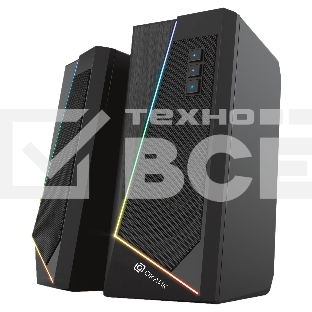 Колонки Oklick OK-125 2.0 черный 12Вт