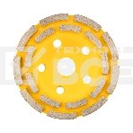 Чашка алмазная шлифовальная Kranz 2-ряд 125х22.2 мм, фото2