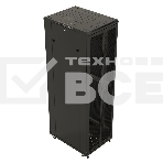 Шкаф серверный Hyperline (TTB-4266-DD-RAL9004) напольный 42U 600x600мм пер.дв.перфор.2ств. задн.дв.перфор.2-хст. 2 бок.пан. 800кг черный 510мм IP20 сталь, фото7