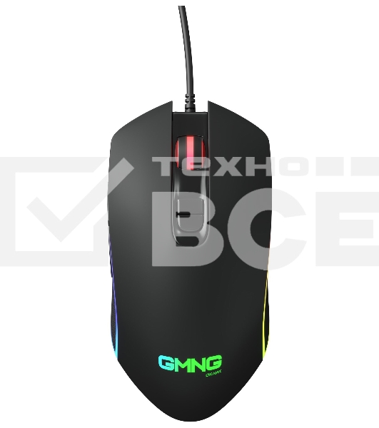 Мышь проводная GMNG 730GM черный, 12000 dpi, USB, кнопки - 7