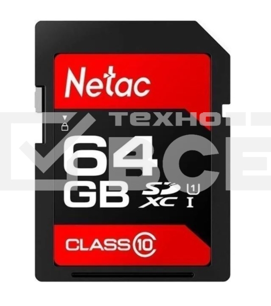 Флеш карта SDHC 64GB Netac Class 10 UHS-I U1 P600 [NT02P600STN-064G-R]