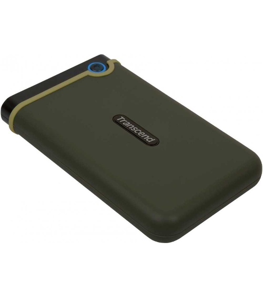 Внешний HDD 2.5' Transcend StoreJet 25M3, 1TB, USB 3.2 Gen 1 Type-A, 5400 rpm, зеленый