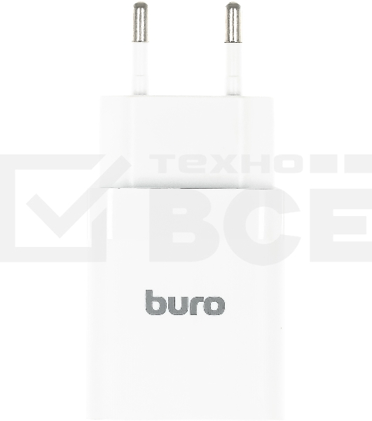 Сетевое зарядное устройство Buro BUWE1 2.1A белый