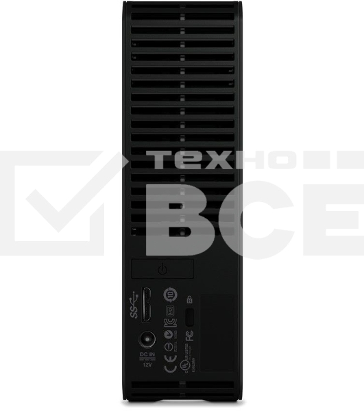 Внешний HDD 3.5' Western Digital Elements Desktop, 16TB, USB 3.2 Gen 1 Type-A, 5400 rpm, черный