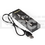 Хаб USB (концентратор) ExeGate EX293977RUS DUB-42SW (кабель-адаптер USB2.0 --> 4xUSB2.0, кнопки включения/отключения для каждого порта, Plug&Play, черный), фото3