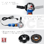 Углошлифовальная машина ЗУБР 125 мм, 1500 Вт, регулировка оборотов, серия Профессионал., фото18