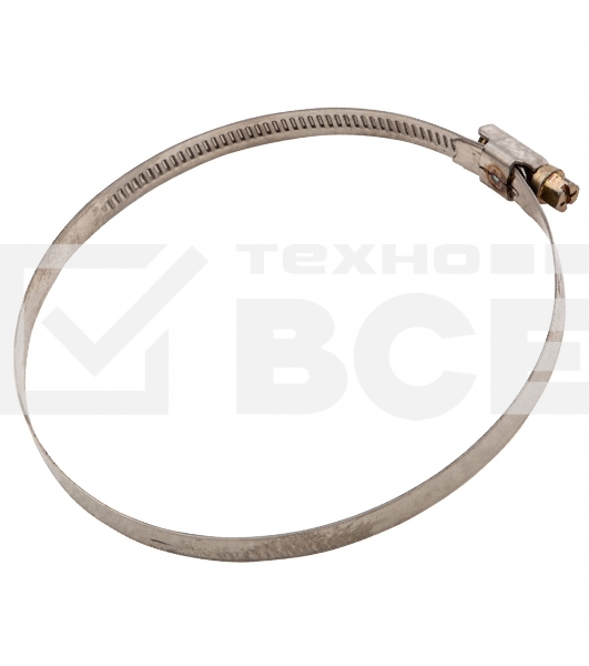 Хомуты Сибртех нержав, сталь, стандартное болтовое крепление 90-110 мм 25 шт/уп, ширина 9 мм