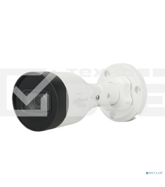 Уличная цилиндрическая IP-видеокамера DAHUA DH-IPC-HFW1230S1P-0280B-S5 2Мп, 1/2.8” CMOS, объектив 2.8мм, ИК-подсветка до 30м, IP67, корпус: металл, пластик