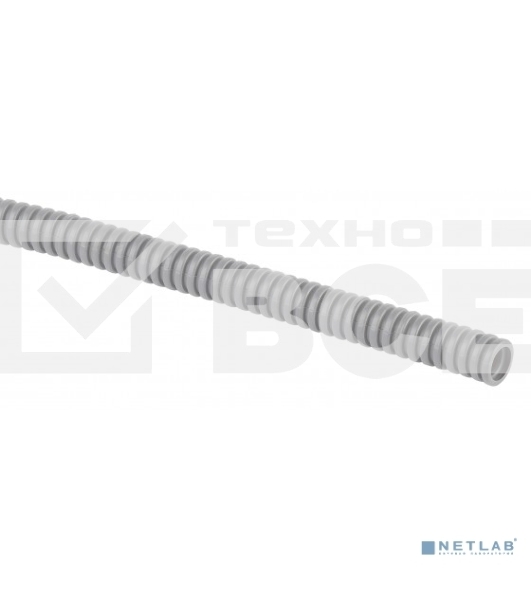 Труба гофрированная ПВХ ЭРА (серый) d 16 мм с зонд. легкая 100 м (15)