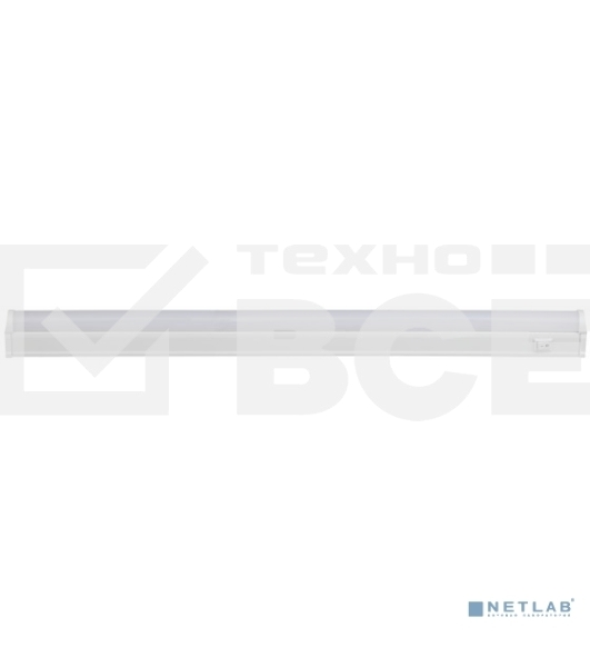 Светодиодный светильник линейный ЭРА LLED-01-08W-6500-W длина 572 мм