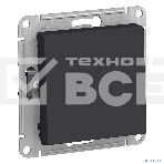 Механизм переключателя перекрестного 1-кл. СП AtlasDesign 10А IP20 (сх. 7) 10AX карбон, фото 1