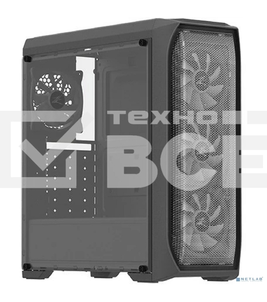 Компьютерный корпус ZALMAN N5 MF, ATX, BLACK, WINDOW, 1x5.25