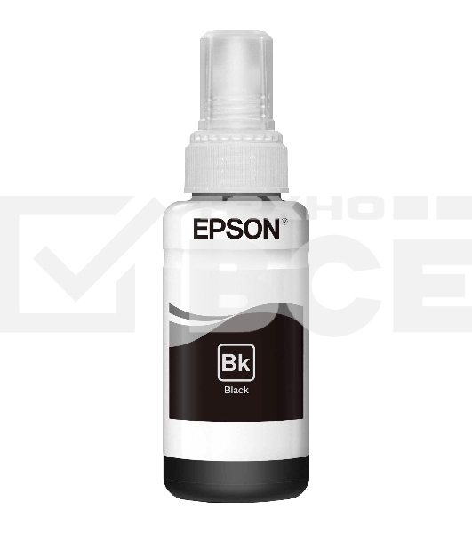 Чернила Epson 664 C13T664198 (аналог C13T66414A) черный 70мл для Epson L100