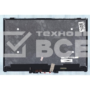 Модуль (матрица + тачскрин) для Lenovo Yoga 720-15IKB UHD черный с рамкой