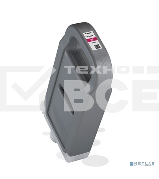 Картридж струйный Canon PFI-710 M 2356C001 пурпурный (700 мл) для Canon TX-2000/TX-3000/TX-4000