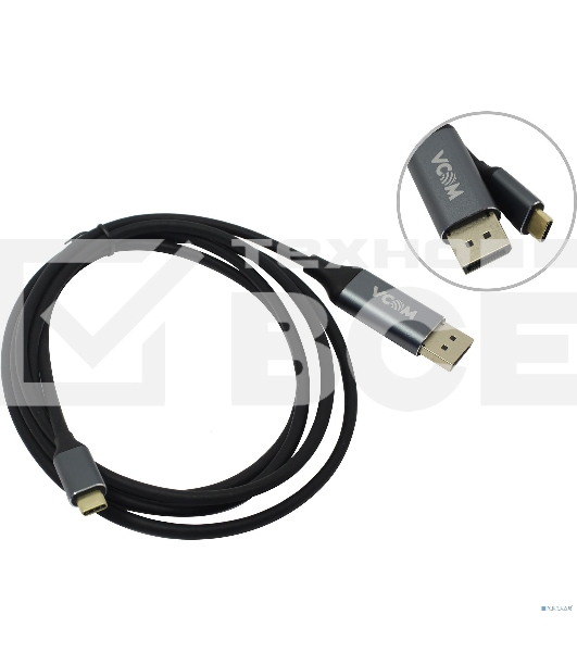 Кабель USB3.1 CM-DP 1.8M CU422MC-1.8M VCOM