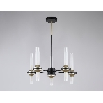 Люстра Ambrella light LH55351/10 BK/CGD/CL черный/золото/прозрачный G9/10 max 30W D550*690, фото4