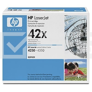 Картридж лазерный HP Q5942XD черный двойная упаковка для LaserJet 4250/4350 2 x 20000стр.