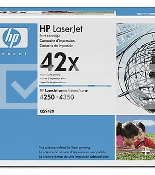 Картридж лазерный HP Q5942XD черный двойная упаковка для LaserJet 4250/4350 2 x 20000стр.