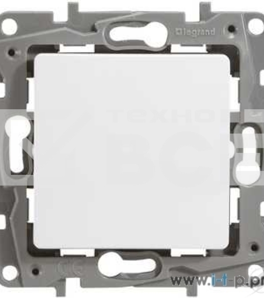 Переключатель ETIKA 10А, на винтах, бел.